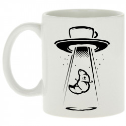 Mug blanc Ovni Café (Skurg,Fruits & Légumes)