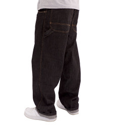 Baggy denim noir Sauvez une vague (Humour,Animaux)