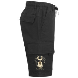 Short cargo homme noir Lamaste (Animaux,Humour)