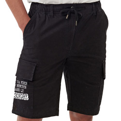 Short cargo homme noir Tout va finir par rentrer dans le désordre (Gondrax,Slogans Débiles)