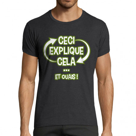 T-shirt homme fit "Ceci...