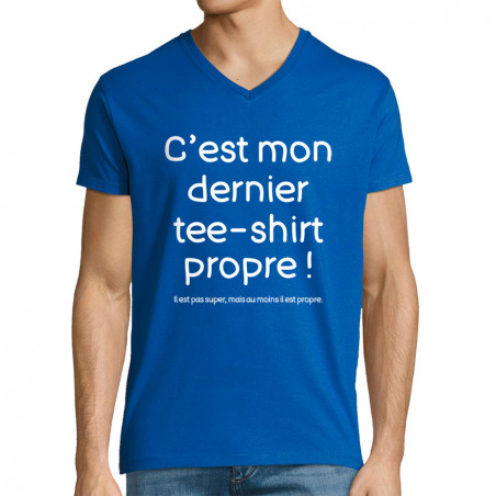 T-shirt homme col V "C'est...
