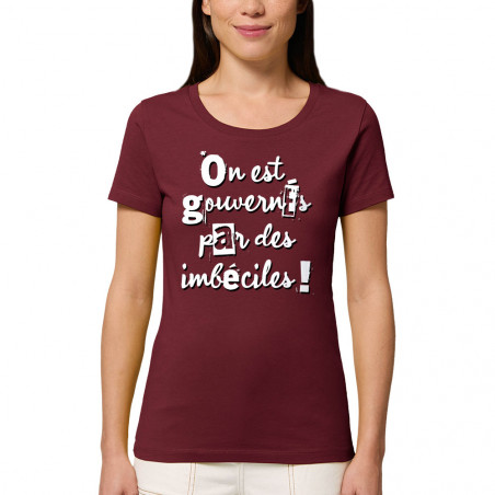 T-shirt femme coton bio "On...