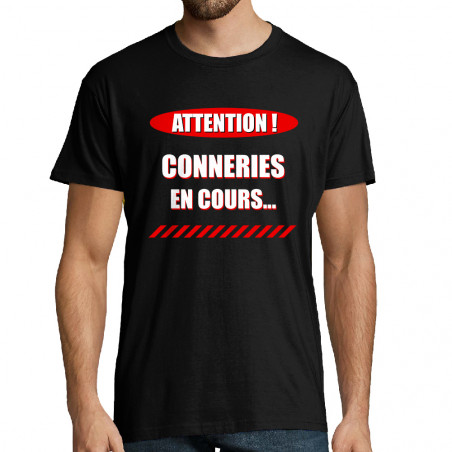 T-shirt homme "Conneries en...