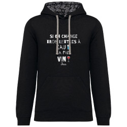 Sweat capuche à motifs unisexe noir et têtes de mort mexicaines Miracle (Andy,Alcool)