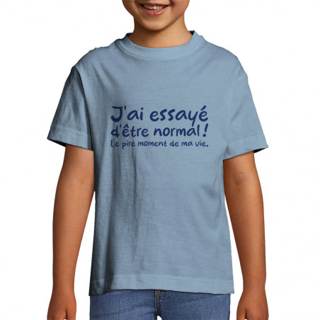 T-shirt enfant "J'ai essayé...