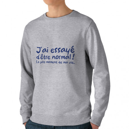 Sweat homme bio col rond...