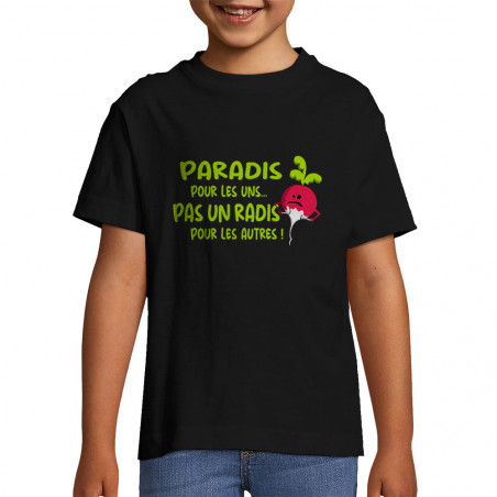 T-shirt enfant "Pas un radis"