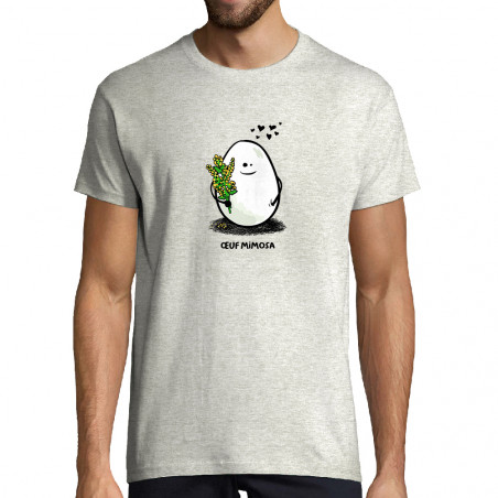 T-shirt homme "Œuf mimosa"