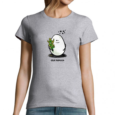 T-shirt femme "Œuf mimosa"