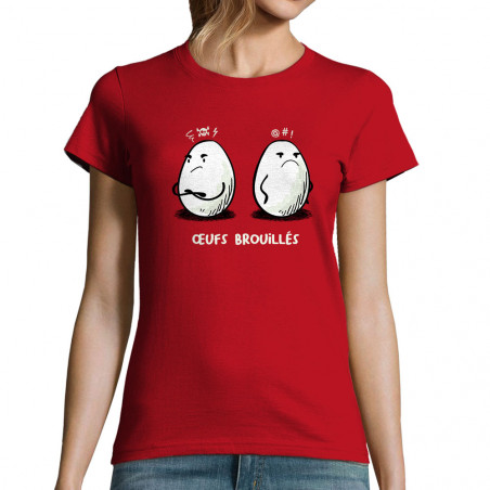 T-shirt femme "Œufs brouillés"