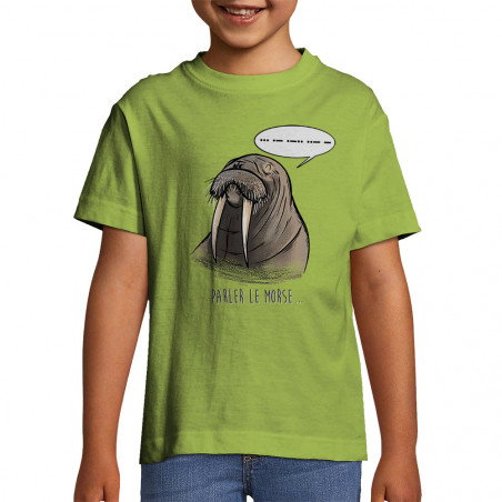 T-shirt enfant "Parler le...