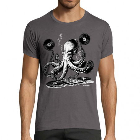 T-shirt homme fit "DJ Octopus"