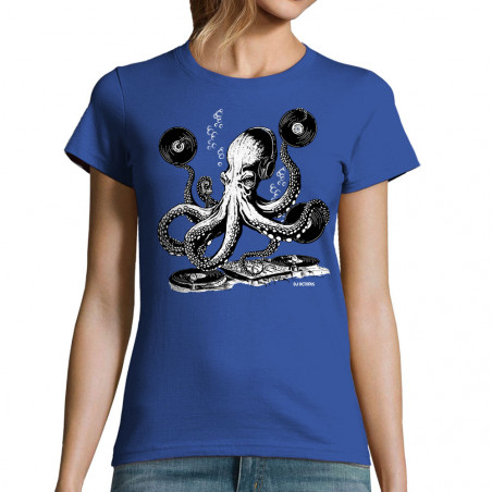 T-shirt femme "DJ Octopus"