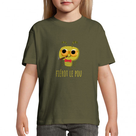 T-shirt enfant "Fiérot le pou"
