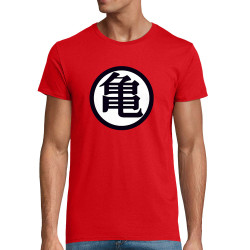 T-shirt homme coton bio rouge Goku (Films/Séries,Manga Kawaï japan)