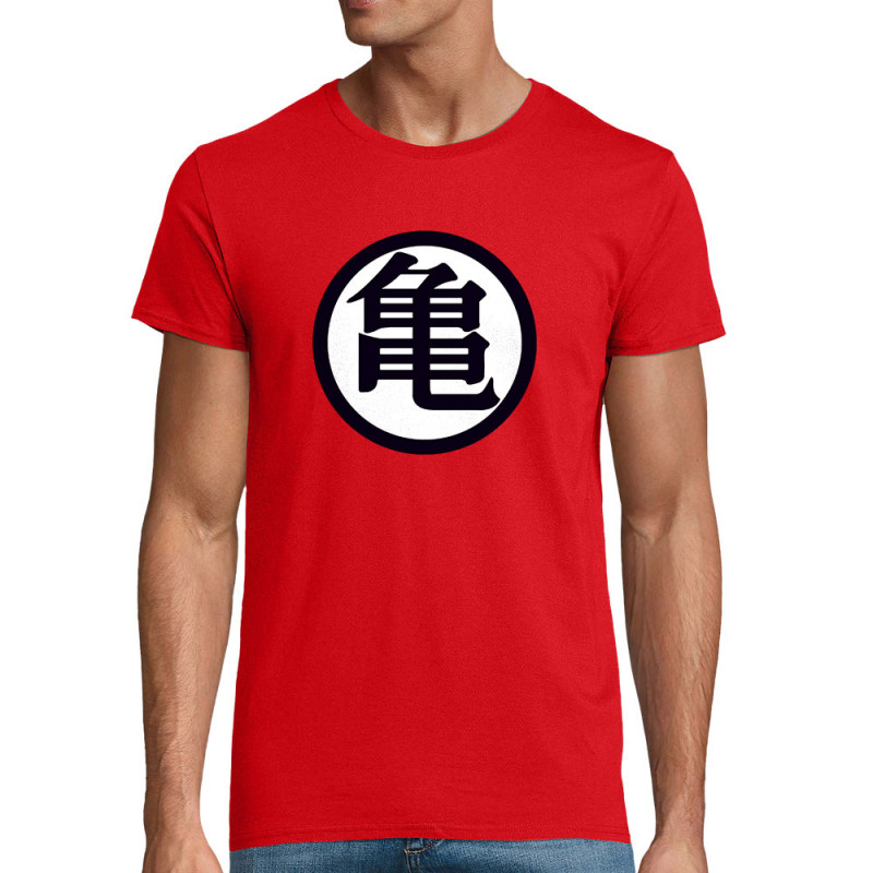 T-shirt homme coton bio rouge Goku (Films/Séries,Manga Kawaï japan)