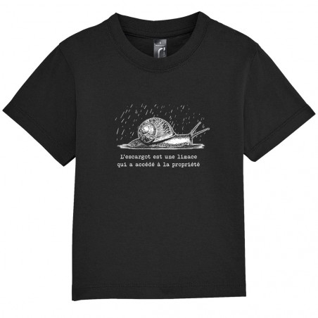 T-shirt bébé "L'escargot...