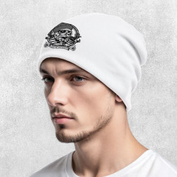 Bonnet unisexe blanc Santa Muerte - Dead Fisherman (Simon,Santa Muerte,Têtes de morts)