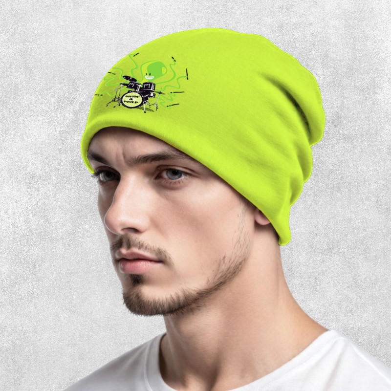 Bonnet unisexe green Poulpy Drum (Animaux,Humour,Ted Boundy)