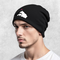 Bonnet unisexe noir Panda Family (Fantine,Animaux)