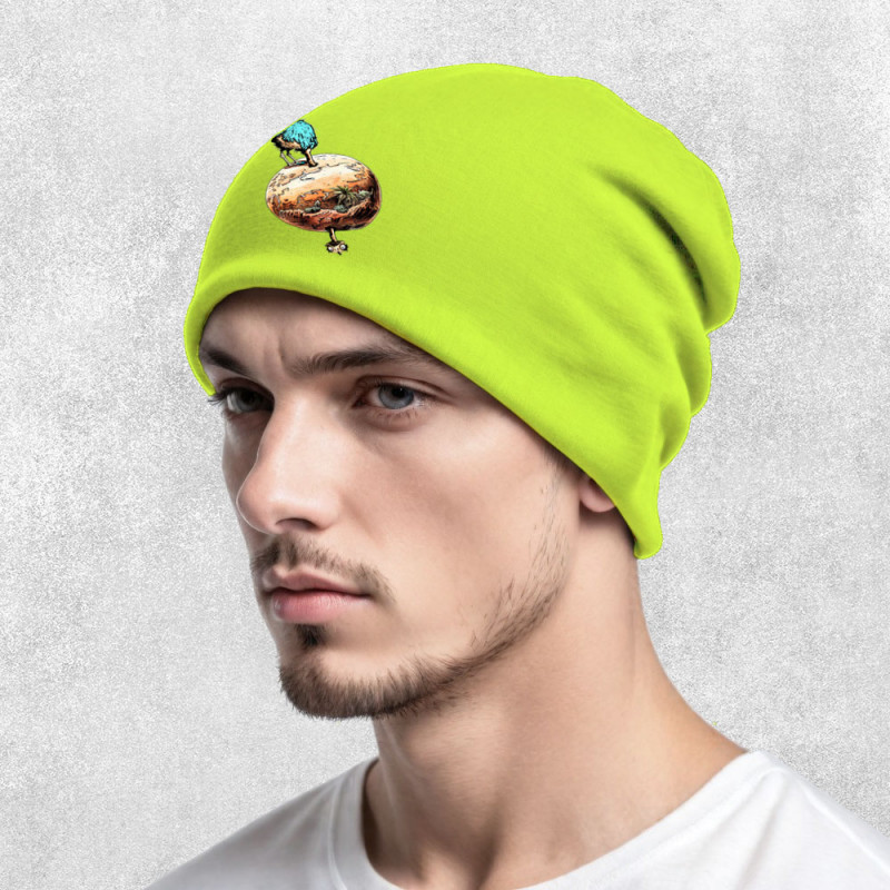 Bonnet unisexe green Autruche Terre (Gondrax,Animaux,Humour)