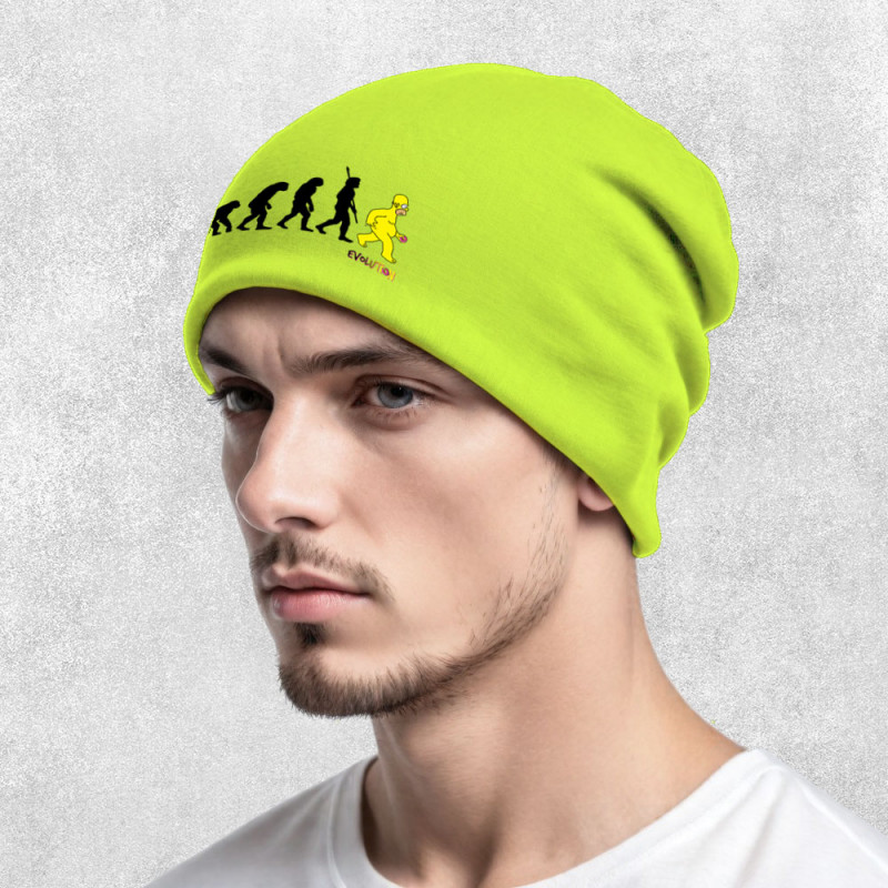 Bonnet unisexe green Evolution Homer Simpson (Gondrax,Films/Séries,Humour,Evolution)