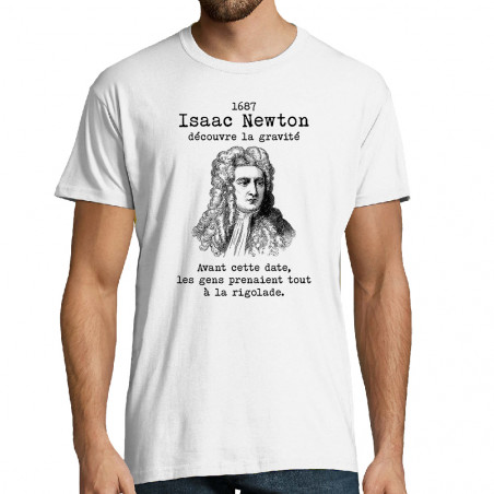 T-shirt homme "Isaac Newton...