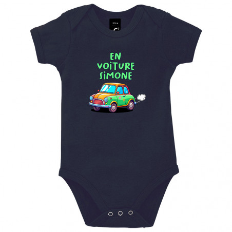 Body bébé "En voiture Simone"
