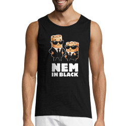 Débardeur homme noir Nem in black (Ted Boundy,Fruits & Légumes,Humour,Détournements)