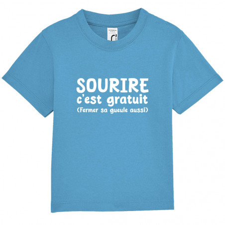 T-shirt bébé "Sourire c'est...