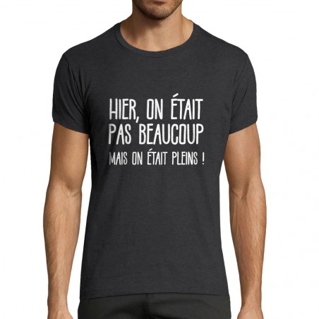 T-shirt homme fit "Hier on...