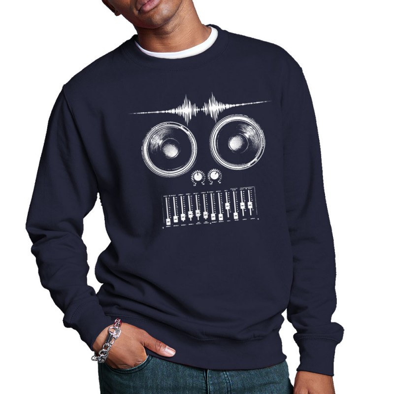 Sweat homme col rond bleu marine MixHead (Gondrax,Teufeur)