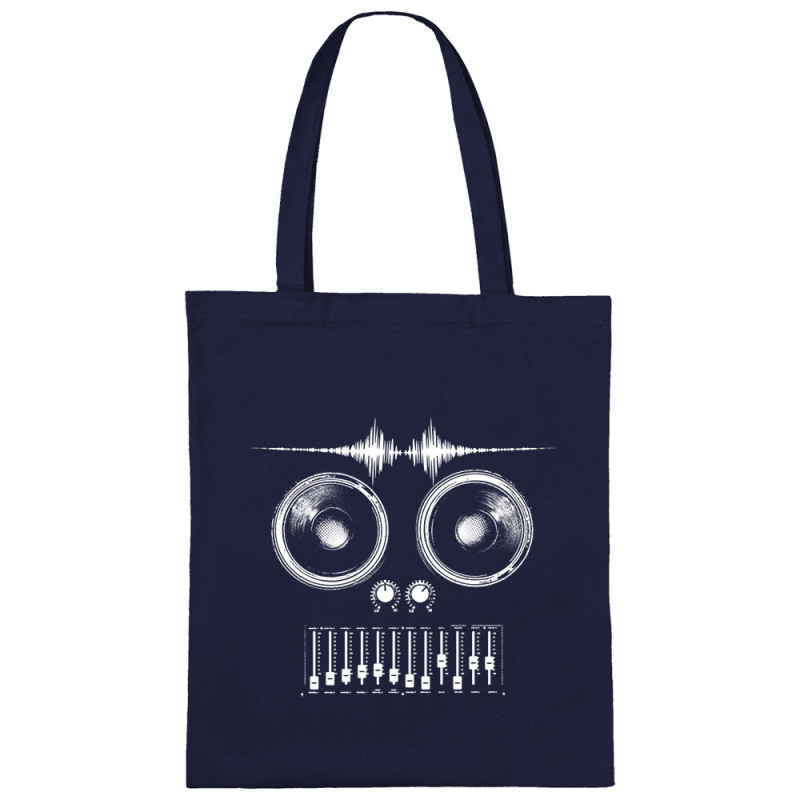 Sac shopping en toile bleu marine MixHead (Gondrax,Teufeur)