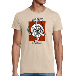 T-shirt homme coton bio naturel Pantin (Laul)