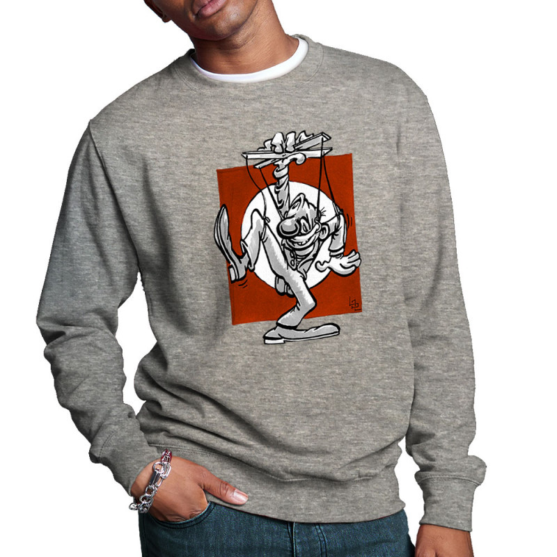 Sweat homme col rond gris chiné Pantin (Laul)