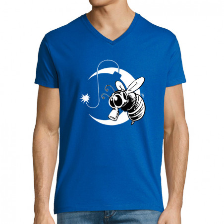 T-shirt homme col V...
