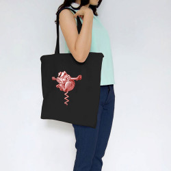 Sac shopping en toile noir Tire-cochon (Laul,Animaux,Humour)