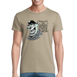 T-shirt homme coton bio kaki Marrez-vous (Laul)