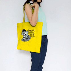 Sac shopping en toile jaune Marrez-vous (Laul)