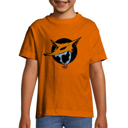 T-shirt enfant orange A belles dents (Laul,Animaux)