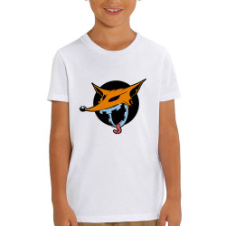 T-shirt enfant coton bio blanc A belles dents (Laul,Animaux)