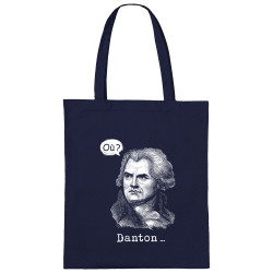 Sac shopping en toile bleu marine Danton (Gondrax,Humour)