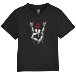 T-shirt bébé noir Oh Yeah (Ted Boundy,Rock & Punk)