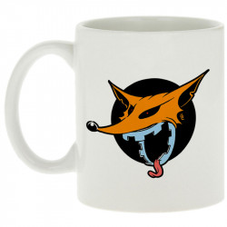 Mug blanc A belles dents (Laul,Animaux)