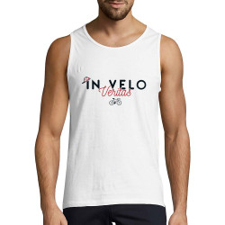 Débardeur homme blanc In vélo veritas (Ptit Mytho,Vélo)