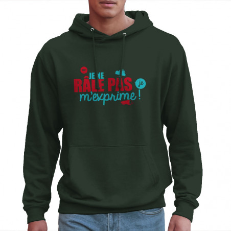 Sweat homme à capuche "Je...