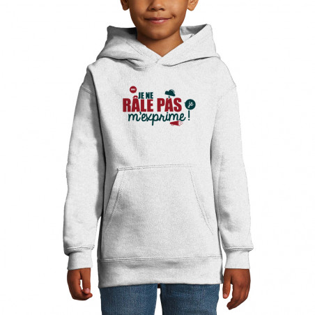 Sweat enfant à capuche "Je...
