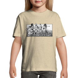 T-shirt enfant sable Les enfants de la balle (Laul)