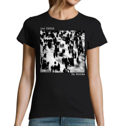 T-shirt femme noir Les Thugs - On Strike (Les Thugs)
